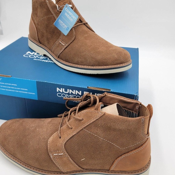 Nunn Bush Other - Nunn Bush Men's Leather Tan Chukka Casual Lace Up Boot, Size 10.5